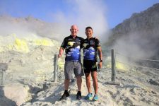 Hokkaido cycling Mt Iwo