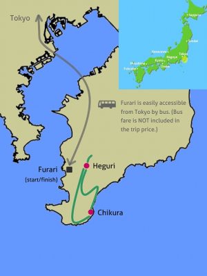 minamiboso bike tour map